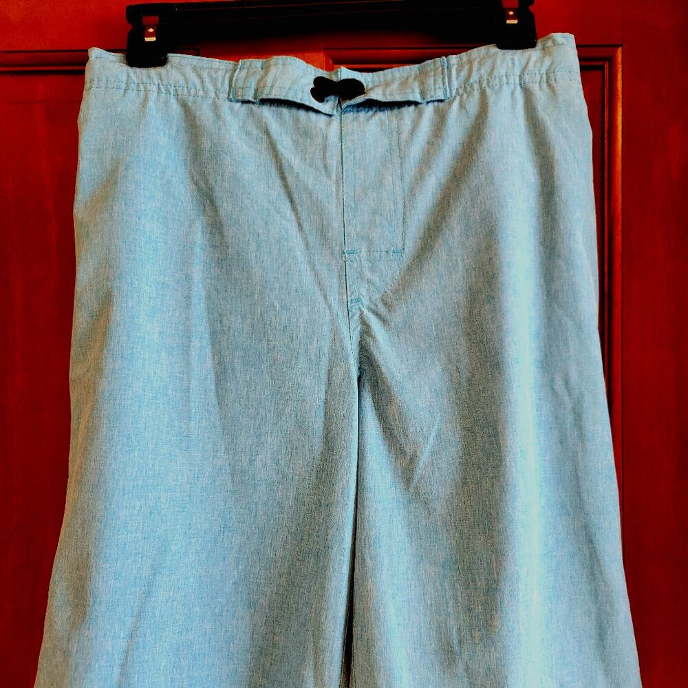 Hybrid Boys/Teen Solid Blue Swim Trunk Shorts by Wonder Nation Size XL (14-16)